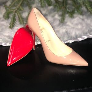 Christian Louboutin Nude Decollete 100 heel.
